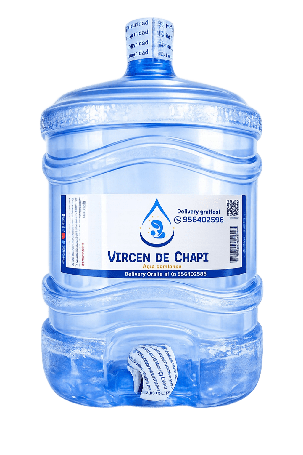 Agua Virgen de Chapi Bidón de 20 Litro con Caño